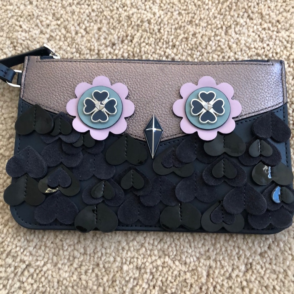 Kate spade owl clutch